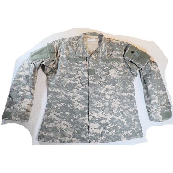 US Military Coat Army Combat Uniform Button Shirt Men Med Reg SP0100-03-D-CA75 - Picture 1 of 12